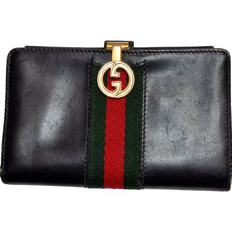 vintage gucci wallet blue insignia|Gucci Blue Wallets for Women with Vintage for sale .